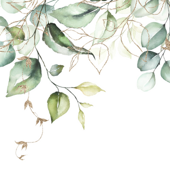 Hanging Leaves  -  [Custom printed at R560/m²]