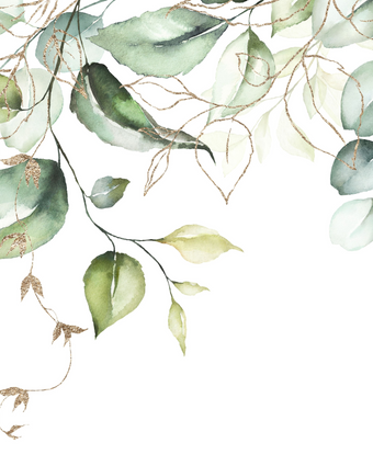 Hanging Leaves  -  [Custom printed at R598/m²]