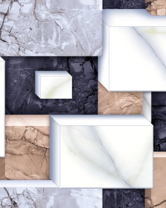 Cubist Marble Collection  -  [Custom printed at R598/m²]