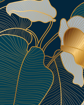 Golden Teal  -  [Custom printed at R598/m²]