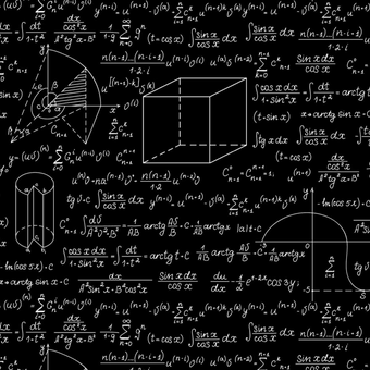 Mathematical Wall  -  [Custom printed at R560/m²]