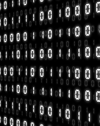 Binary Code  -  [Custom printed at R598/m²]