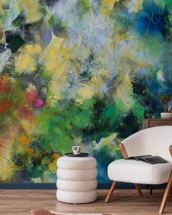 Modern Floral by South African Artist Bev Michel