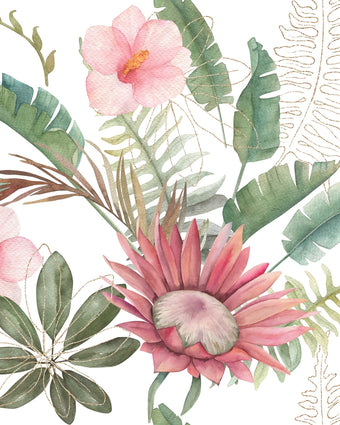 Fresh Flora  -  [Custom printed at R598/m²]