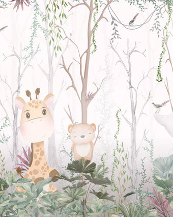 Friends in the Forest  -  [Custom printed at R598/m²]