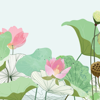 Luscious Lotus  -  [Custom printed at R560/m²]