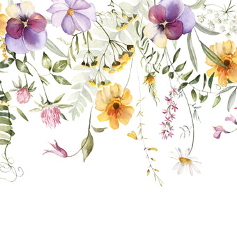 Pretty in the Pansies  -  [Custom printed at R560/m²]