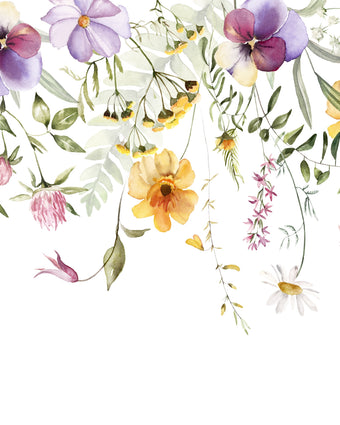 Pretty in the Pansies  -  [Custom printed at R598/m²]