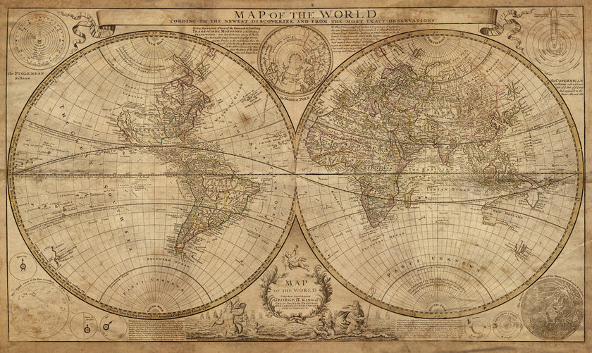 Adventurer's Map  -  [Custom printed at R598/m²]