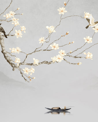 Blossoms by the Water -  [Custom printed at R598/m²]