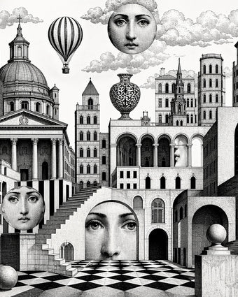 Escher's Girls  -  [Custom printed at R598/m²]
