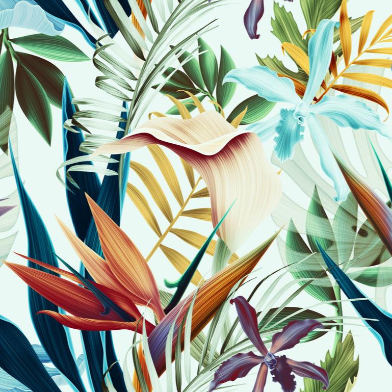 Tropical Flora  -  [Custom printed at R560/m²]