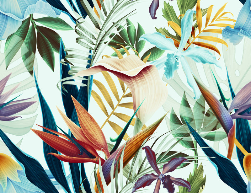 Tropical Flora  -  [Custom printed at R560/m²]