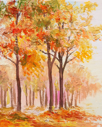 Autumn Forest Painting  -  [Custom printed at R598/m²]