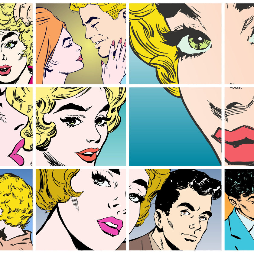 Comic Pop Art  -  [Custom printed at R560/m²]