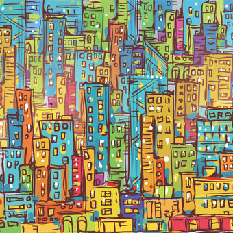 Out on the Town  -  [Custom printed at R560/m²]