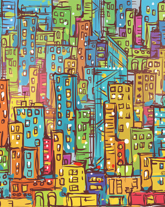 Out on the Town  -  [Custom printed at R598/m²]