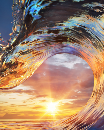Sunset Wave  -  [Custom printed at R598/m²]