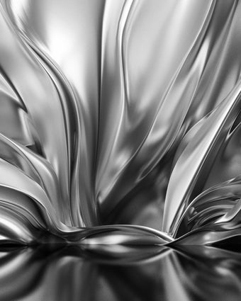 Monochrome Abstract Swirl  -  [Custom printed at R598/m²]