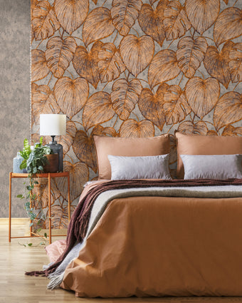 26940 Julie Feels Home Monstera Rust Mirage