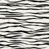 Horizontal zebra stripe wallpaper with a seamless repeat, featuring flowing black stripes on a white background in a bold animal inspired pattern.