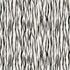 Vertical zebra stripe wallpaper with a seamless repeat, featuring flowing black stripes on a white background in a bold animal inspired pattern.