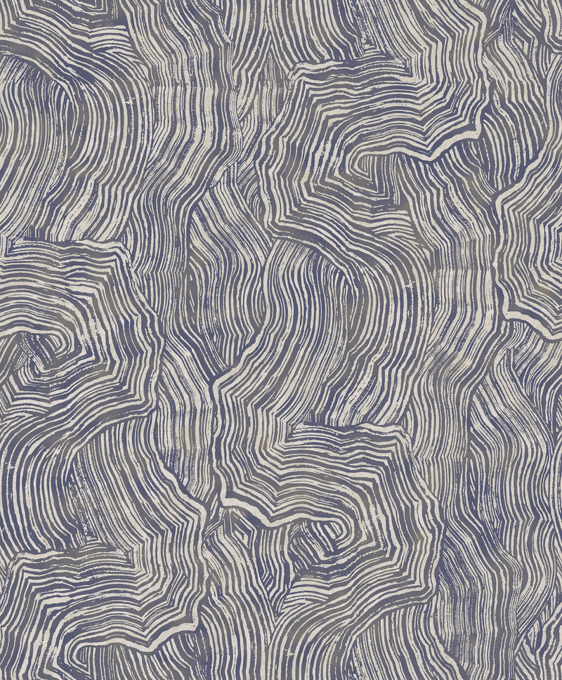 Dalia Grain Texture Blue-Grey & Pearl 100306