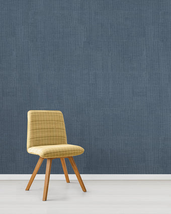 Casablanca Woven Linen Blue 23878