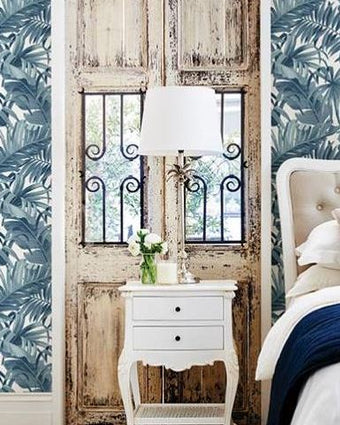 Tropical Palm Blue FD24133