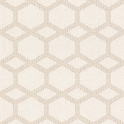 Sakura Rhombus Cotton White & Sand 291413
