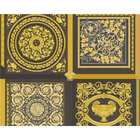 VERSACE V BAROQUE MOSAIC WALLPAPER 38704-3