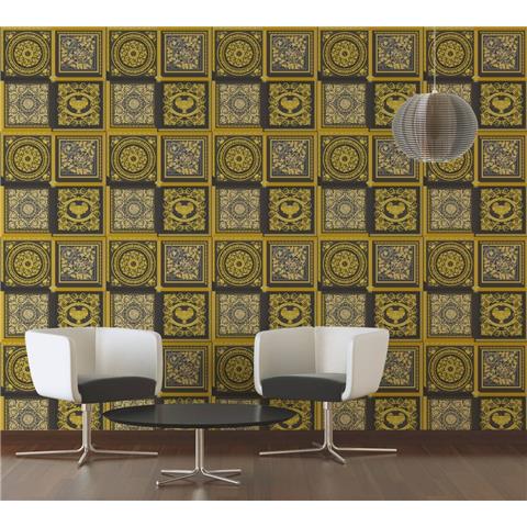 VERSACE V BAROQUE MOSAIC WALLPAPER 38704-3