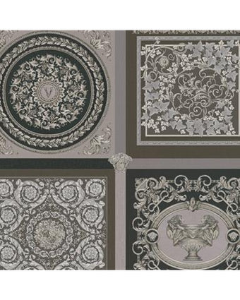 VERSACE V BAROQUE MOSAIC WALLPAPER 38704-4
