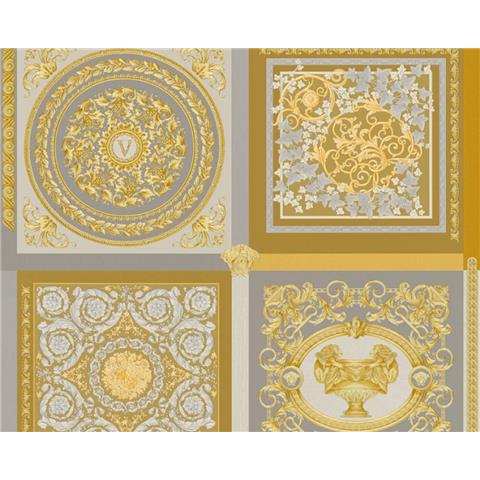 VERSACE V BAROQUE MOSAIC WALLPAPER 38704-5