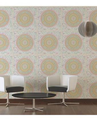VERSACE V VIRTUS MEDALLION WALLPAPER 38705-2
