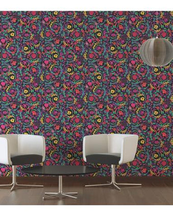 VERSACE V VIRTUS FLORAL WALLPAPER 38706-1