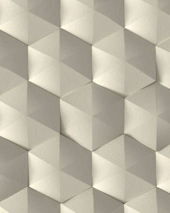 3D Grey Hexagon Pattern  -  [Custom printed at R598/m²]