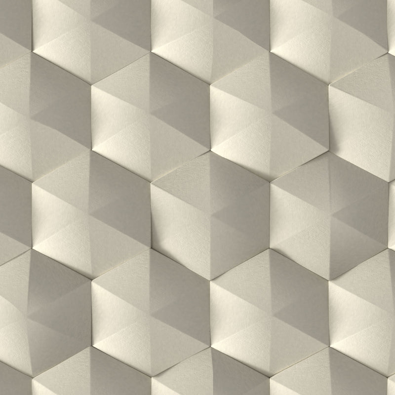3D Grey Hexagon Pattern  -  [Custom printed at R560/m²]