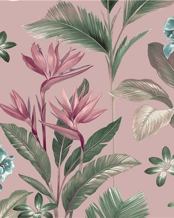 OLIANA FLORAL WALLPAPER PINK 8485