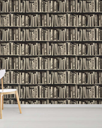 Casablanca Private Library Sepia 88024