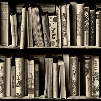 Casablanca Private Library Sepia 88024