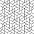 3D Effect Black and White Geometric  -  [Custom printed at R560/m²]