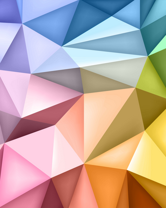 Colourful Geometric  -  [Custom printed at R598/m²]
