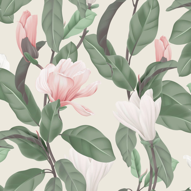 Pink Magnolias  -  [Custom printed at R560/m²]