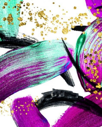 Abstract Purple Brush Strokes  -  [Custom printed at R598/m²]