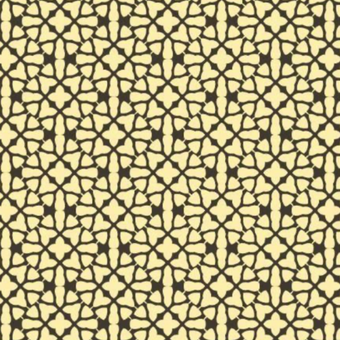 Art Deco Mosiac Black and Gold  -  [Custom printed at R560/m²]