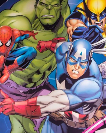 Avengers in Action  -  [Custom printed at R598/m²]