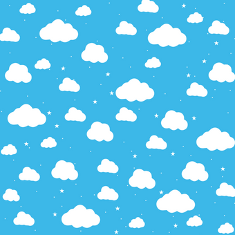 Clouds and Stars  -  [Custom printed at R560/m²]