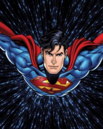 Flying Superman Mural WB2030