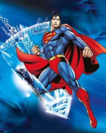 Flying Superman Mural WB2031